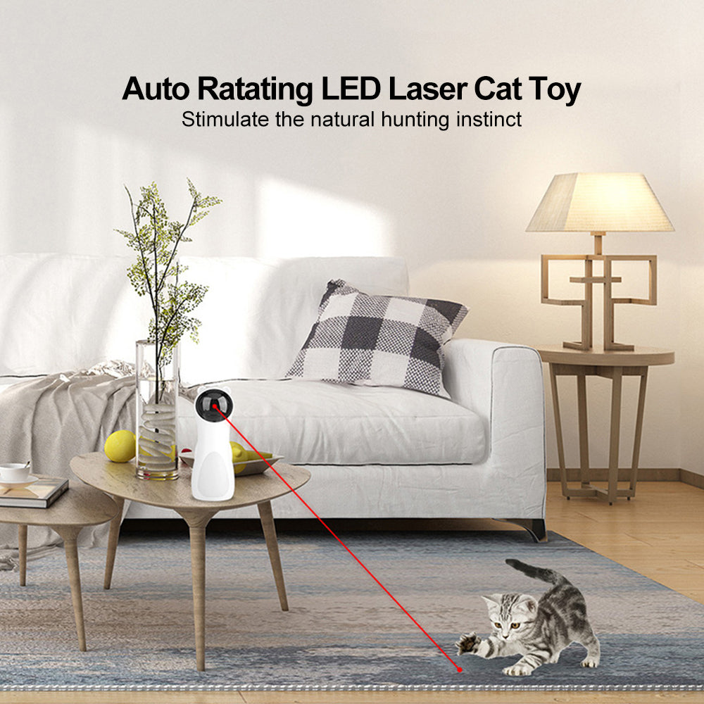 Automatic Laser Cat Toy Bear for Endless Playtime Fun