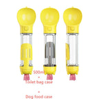 3-in-1 Dog Travel Water Bottle with Drinking Bowl & Waste Bag Dispenser | Tanyo Pet Boutique - Tanyo Pet Boutique