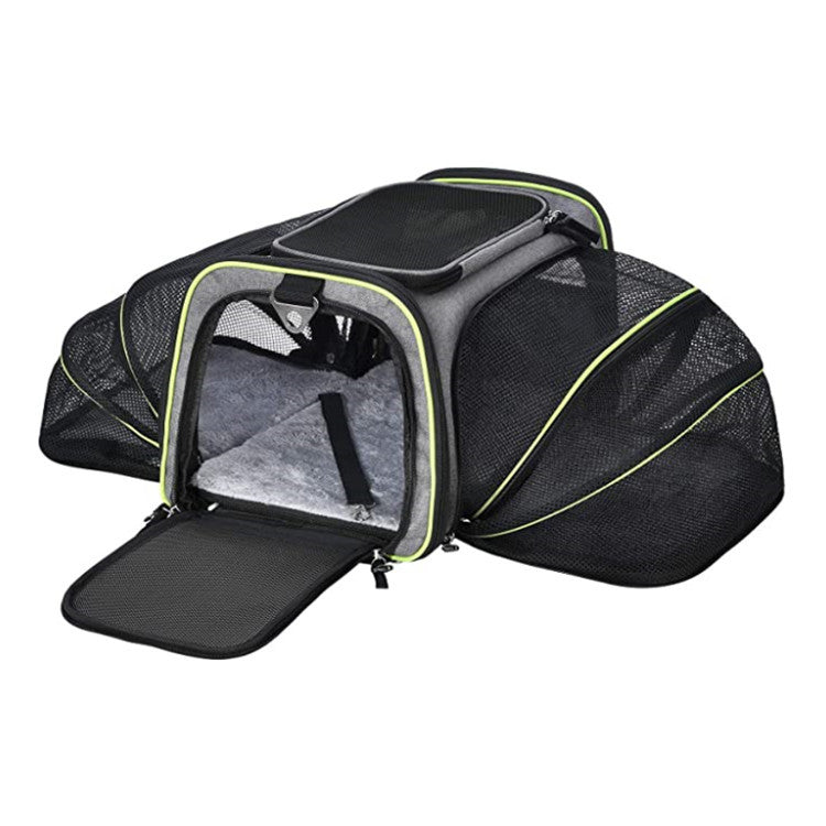 Airline Approved Expandable Pet Carrier for Easy Travel