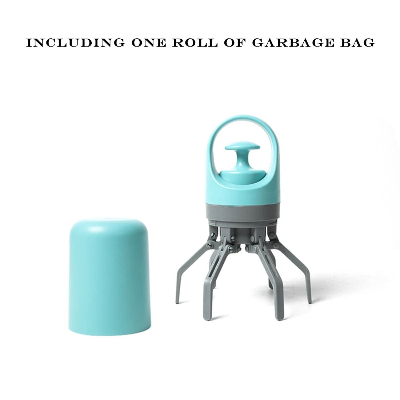 Grab-and-Go Dog Waste Scooper with Built-In Bag Dispenser