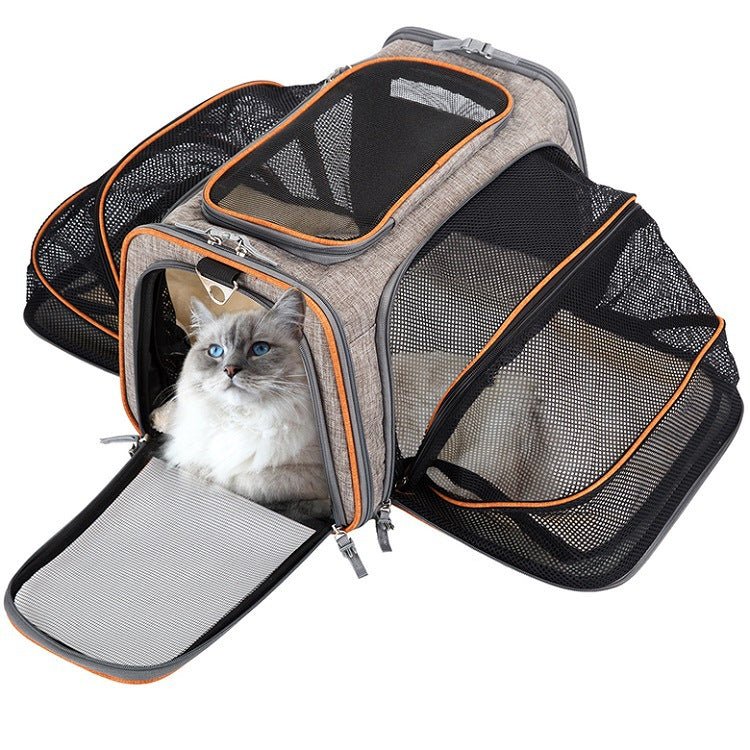 Airline Approved Expandable Pet Carrier for Cats & Small Dogs – Cabin Travel | Tanyo Pet Boutique - Tanyo Pet Boutique