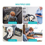 Airline Approved Expandable Pet Carrier for Cats & Small Dogs – Cabin Travel | Tanyo Pet Boutique - Tanyo Pet Boutique