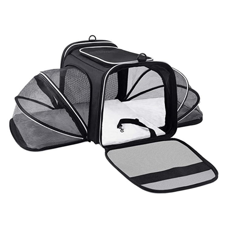 Airline Approved Expandable Pet Carrier for Cats & Small Dogs – Cabin Travel | Tanyo Pet Boutique - Tanyo Pet Boutique