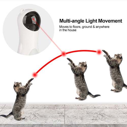 Automatic Laser Cat Toy Bear for Endless Playtime Fun - Tanyo Pet Boutique