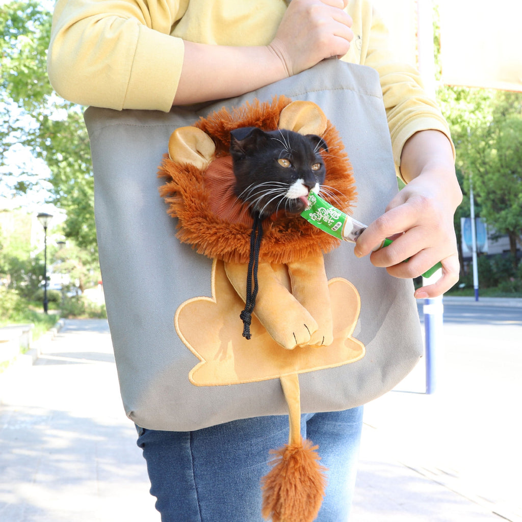 Creative Breathable Lion Design Pet Carrier Bag for Cats & Dogs | Tanyo Pet Boutique - Tanyo Pet Boutique