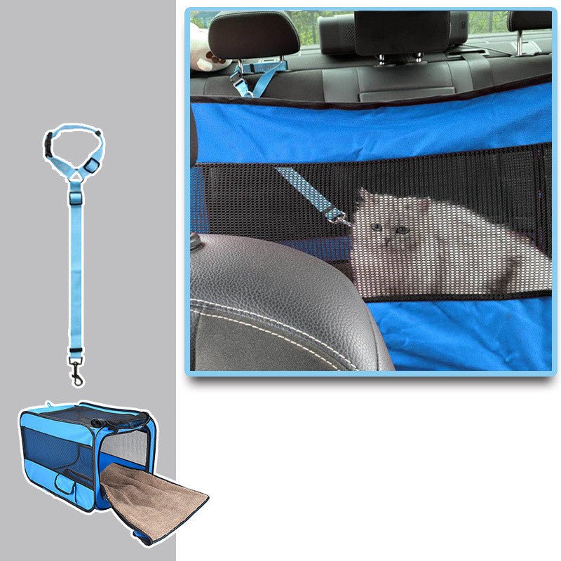 Foldable Pet Travel Carrier Bag with Safety Zipper Locks – Dogs & Cats | Tanyo Pet Boutique - Tanyo Pet Boutique