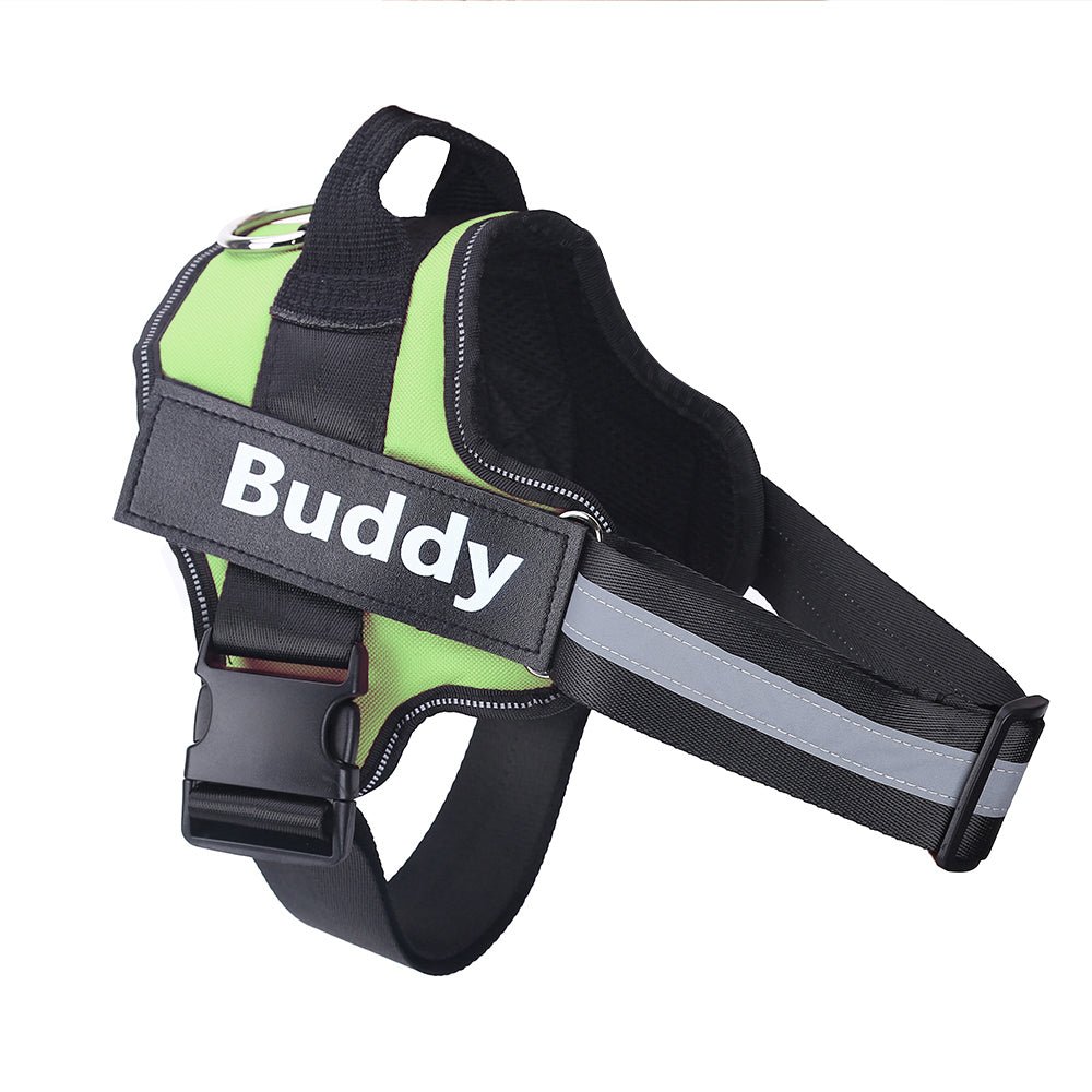 Personalized Dog Harness NO PULL Reflective Breathable Adjustable Pet Dog Vest Harness
