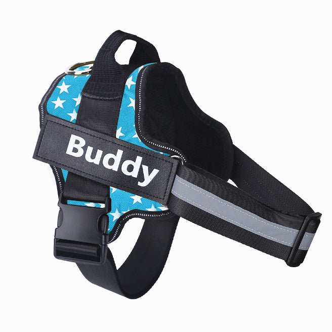 Personalized Dog Harness NO PULL Reflective Breathable Adjustable Pet Dog Vest Harness