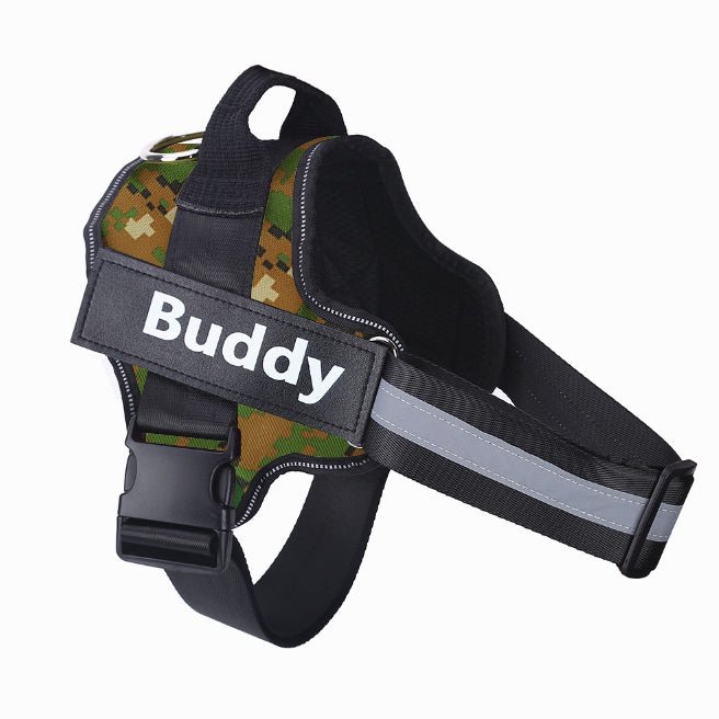 Personalized Dog Harness NO PULL Reflective Breathable Adjustable Pet Dog Vest Harness