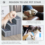Pet Stairs for Easy Bed Access with Storage - Tanyo Pet Boutique