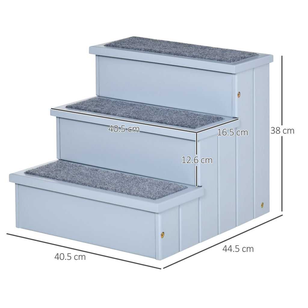 Pet Stairs for Easy Bed Access with Storage - Tanyo Pet Boutique