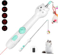 Interactive Cat Toy with Laser and Feather - Tanyo Pet Boutique