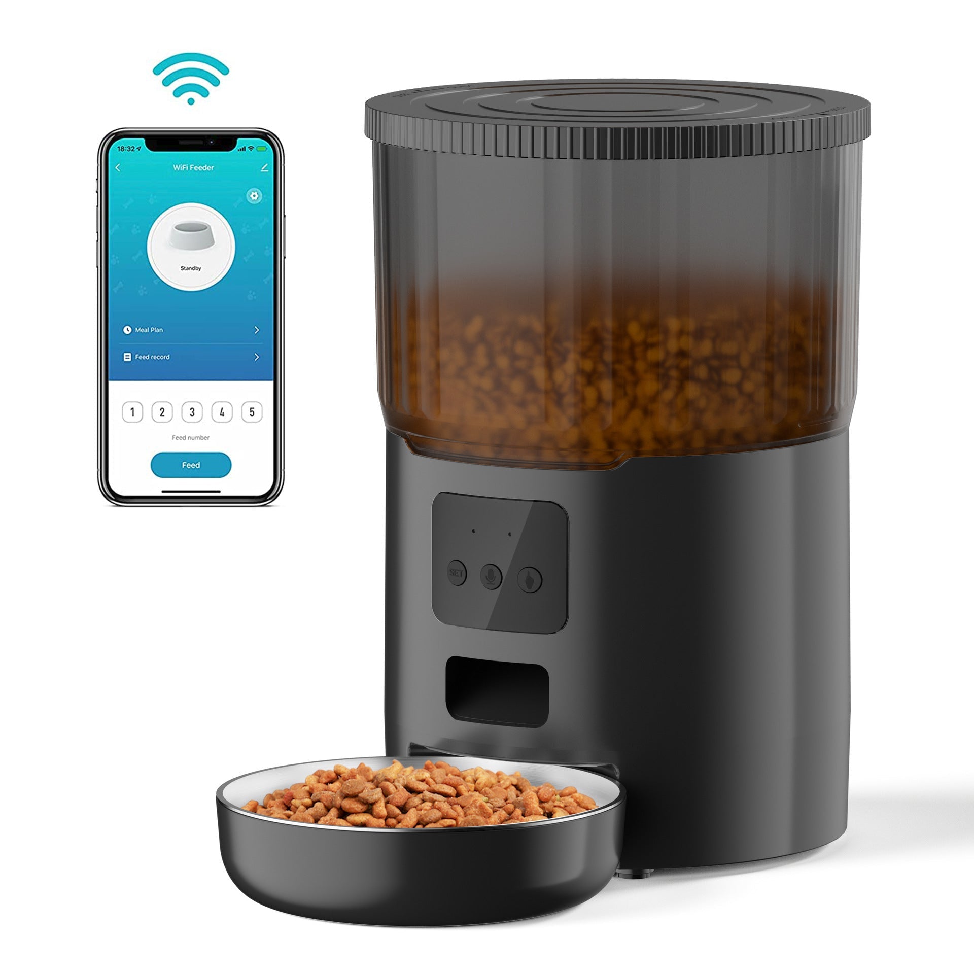 Smart Automatic Pet Feeder for Cats and Dogs - Tanyo Pet Boutique