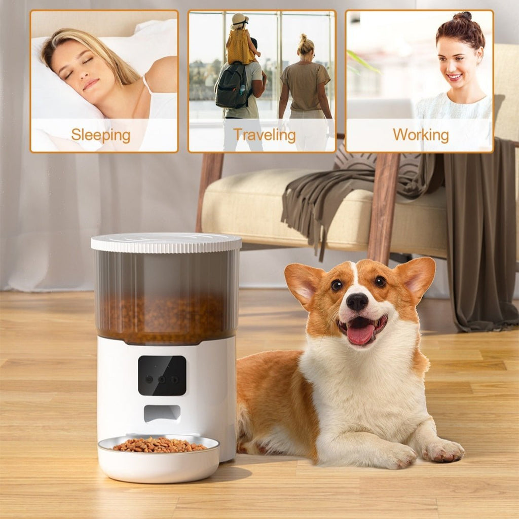 Smart Automatic Pet Feeder for Cats and Dogs - Tanyo Pet Boutique