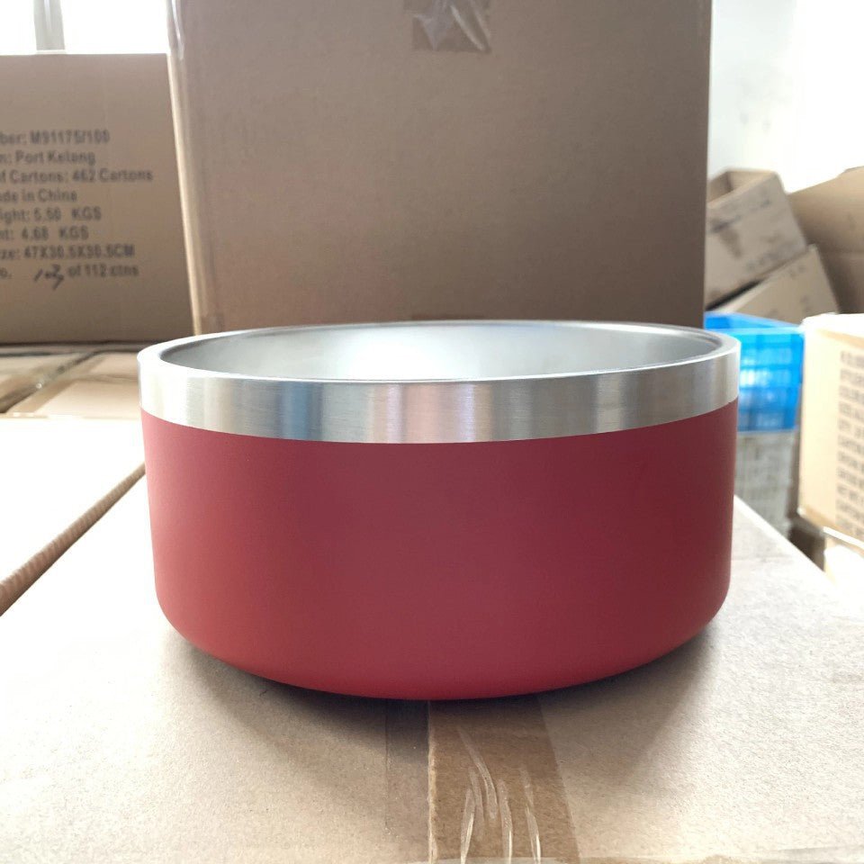 Stainless Steel Dog Bowl Upright Dog Bowl - Tanyo Pet Boutique