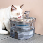Stainless Steel Smart Pet Water Fountain for Safe Daily Hydration - Tanyo Pet Boutique